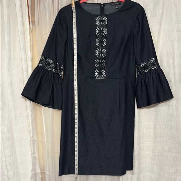 The Limited Black Sheath Dress with Bell Sleeves - Picture 3 of 10